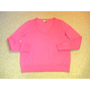Womens Sweater-LABEL + THREAD-pink 100% cashmere "Core" luxury Old Money-M
